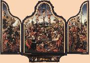 ENGELBRECHTSZ., Cornelis Crucifixion Altarpiece f oil on canvas